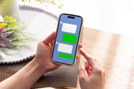 LINEで気軽に相談できる